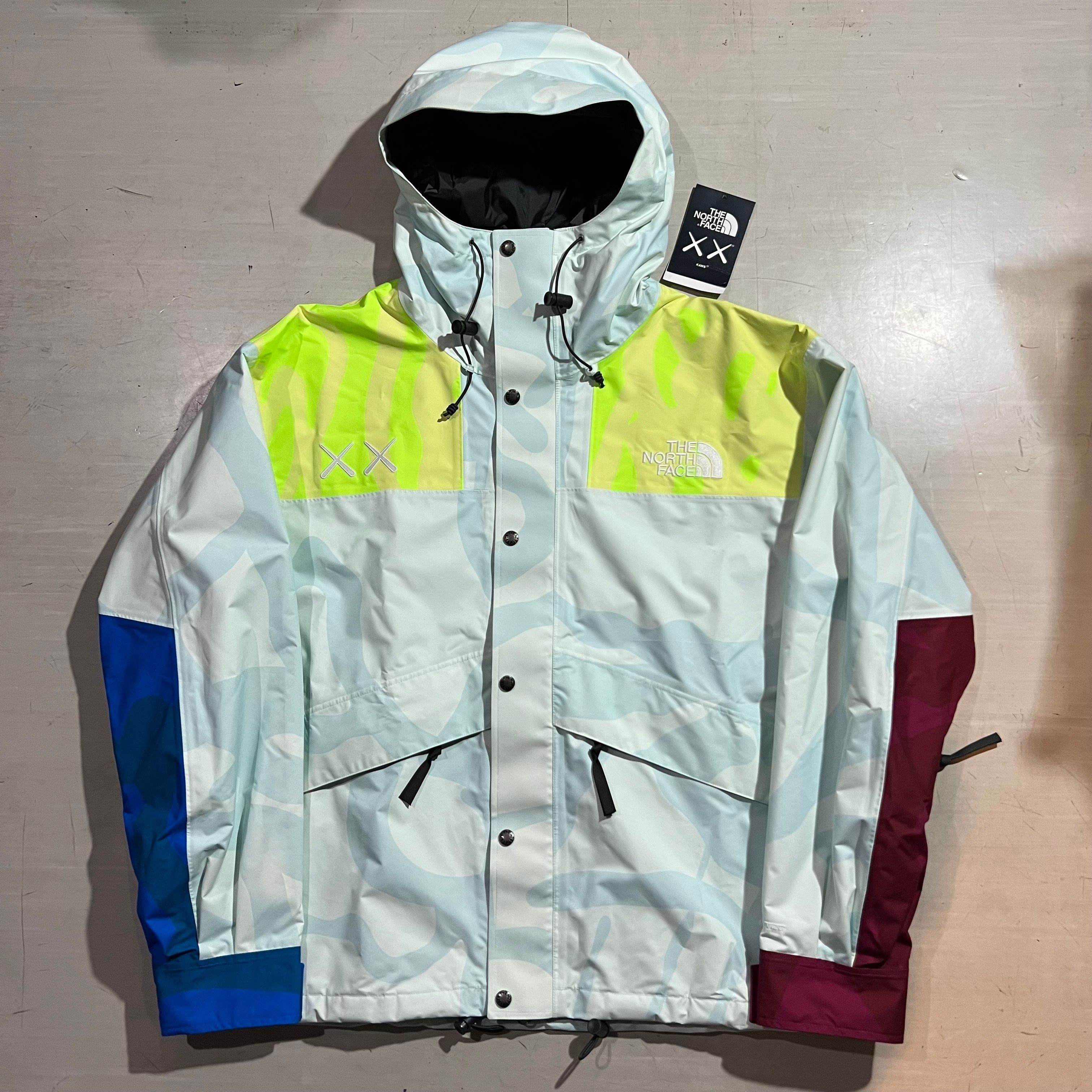 The North Face × Kaws Retro 1986 Mountain Jacket "Ice Blue"