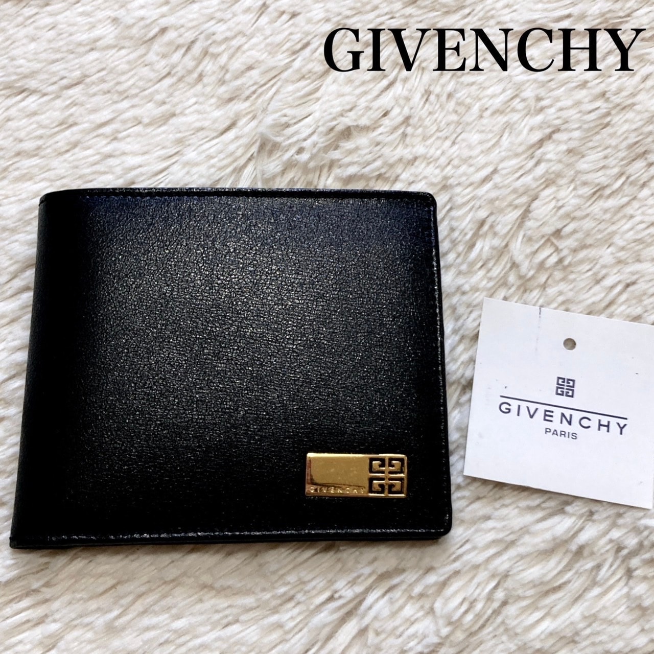 A (未使用に近い)】未使用極美品 GIVENCHY ジバンシー 4G ゴールド金具