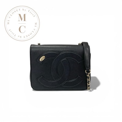 シャネル CHANEL バッグ ショルダーバッグ ブラック ゴールド ココマーク チェーン