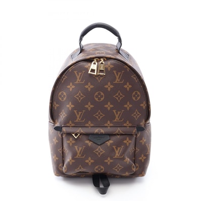 ルイ・ヴィトン LOUIS VUITTON パームスプリングスPM モノグラム リュックサック バックパック バッグ PVCコーティングキャンバス レザー レディース ブラウン系 / ブラック系 M41560 【中古】