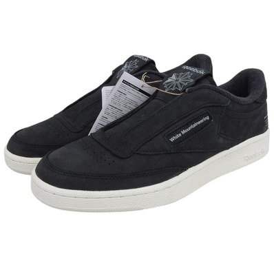 リーボック 新品同様 ホワイトマウンテニアリング クラブシー 85 ヴィンテージ シューズ メンズ ブラック 27.0cm 100218233 9(US)