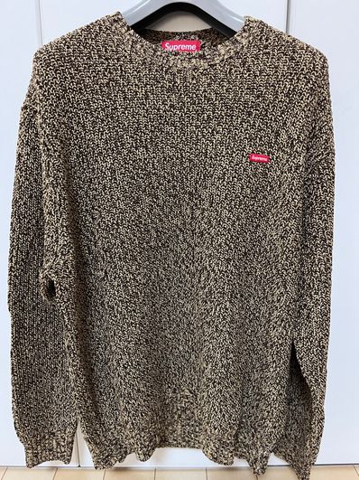 Supreme Melange Rib Knit Sweater "Brown"