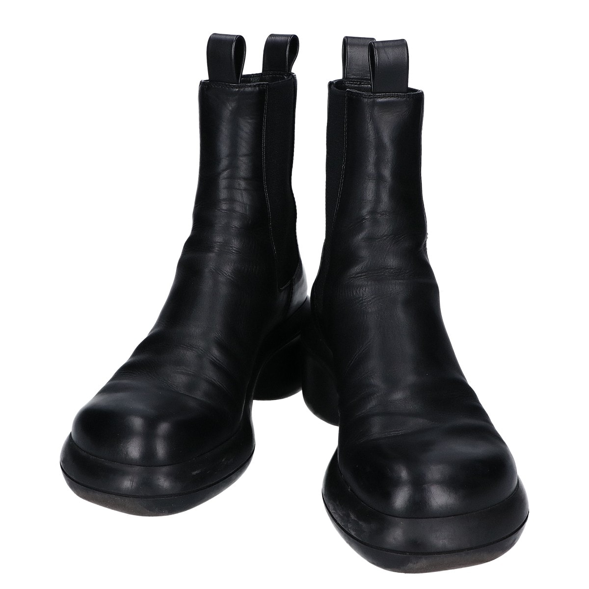 ジルサンダー J15WU0022P4833 001 ブロックヒールアンクルブーツ 38