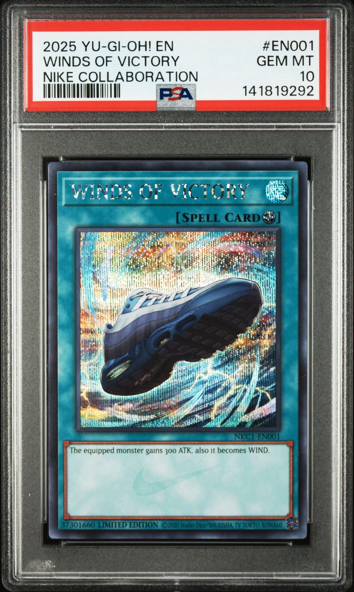 PSA10】真紅眼の黒竜 SE [NKC1-EN002](遊戯王 x ナイキ エアーマックス