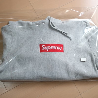 Supreme Box Logo Hooded Sweatshirt "Heather Grey" (16FW)