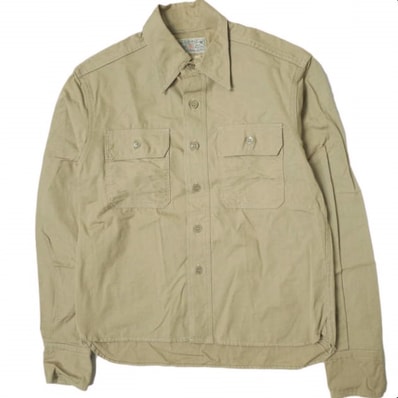 BUZZ RICKSON'S x maturely バズリクソンズ マチュアリー 別注 日本製 U.S. Army Shirt ミリタリーフィールドシャツ BR28138MT ONE SIZE KHAKI BEAMS 長袖 トップス g13851