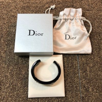 Dior Studs Bangle "Black"