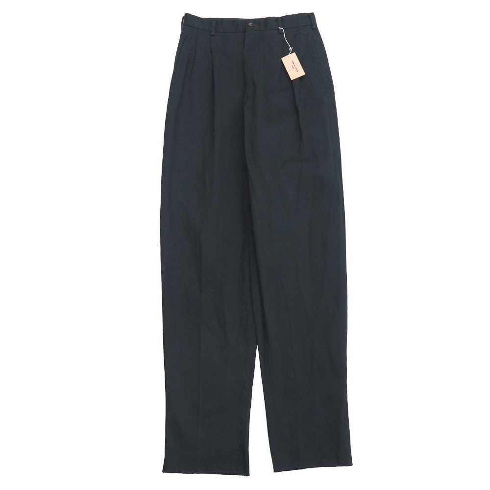 ■美品■COMME des GARCONS HOMME コムデギャルソンオム ヴィンテージ パンツ サイズS AD1991 90’s 田中オム ツータック コットンチノ スラックス ブランド古着【中古】20260629/RA9963