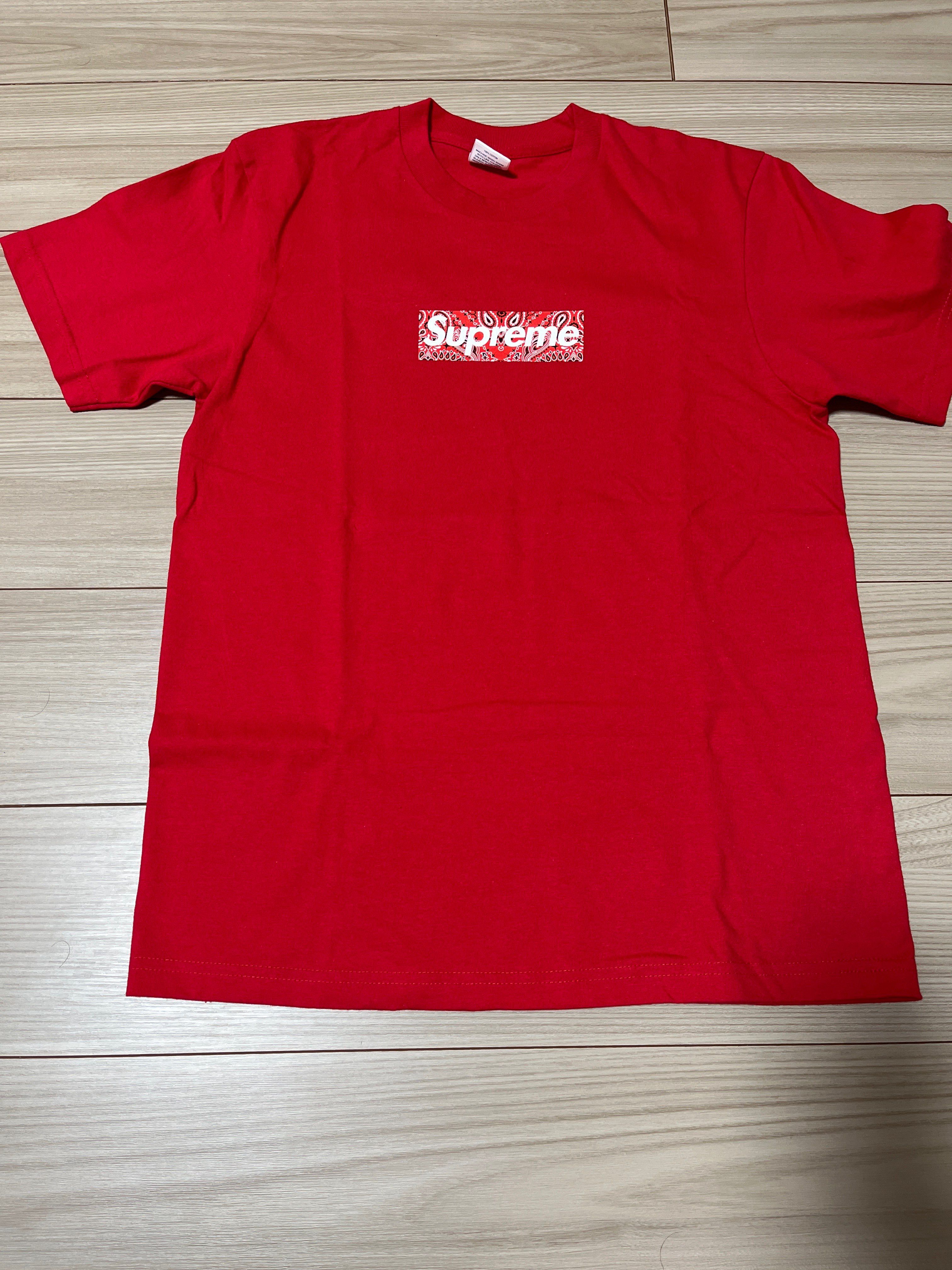 Supreme Bandana Box Logo Tee "Red"