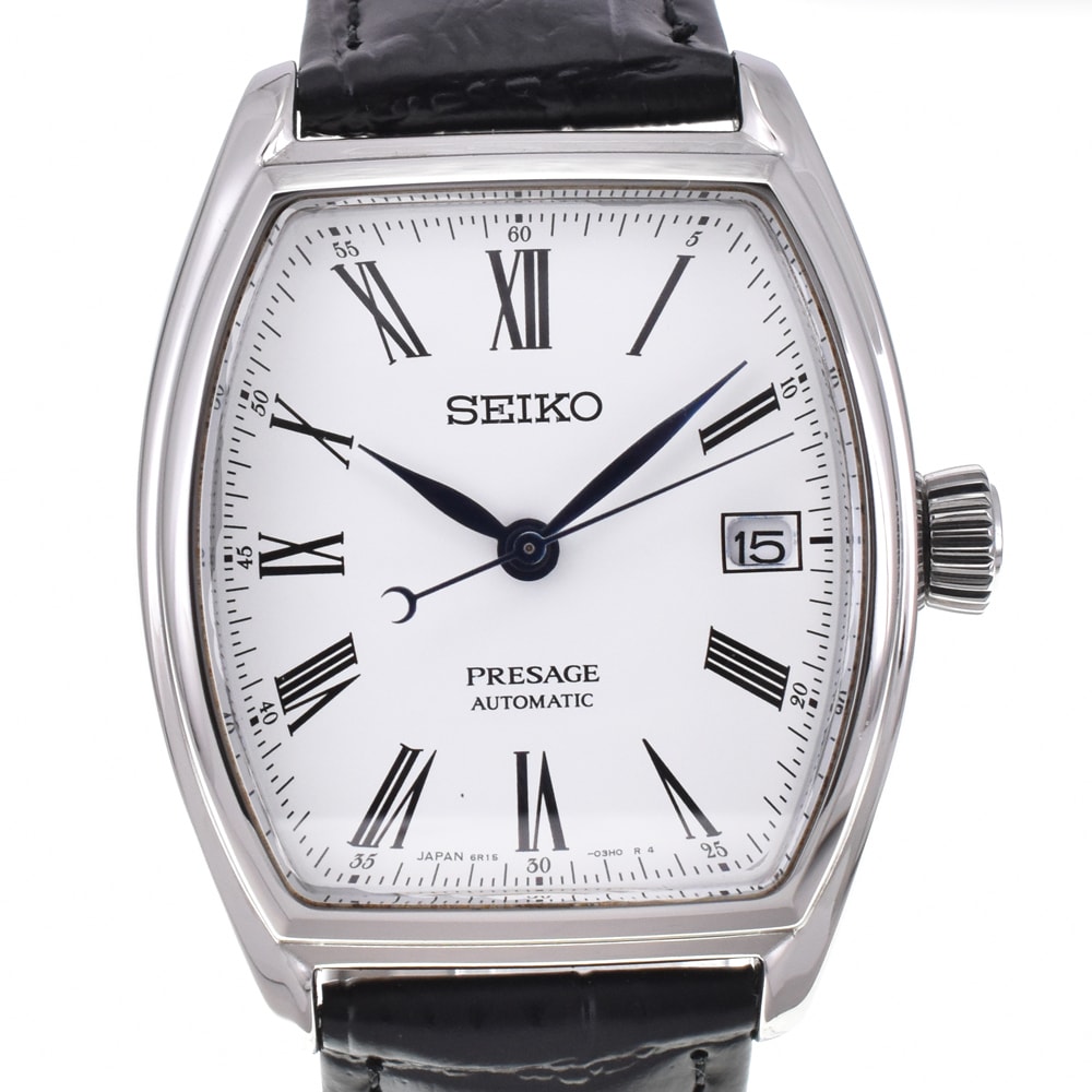 セイコー SEIKO SARX051/6R15-03T0 プレサージュ 琺瑯ダイアル 自動巻き メンズ 良品 N#145285