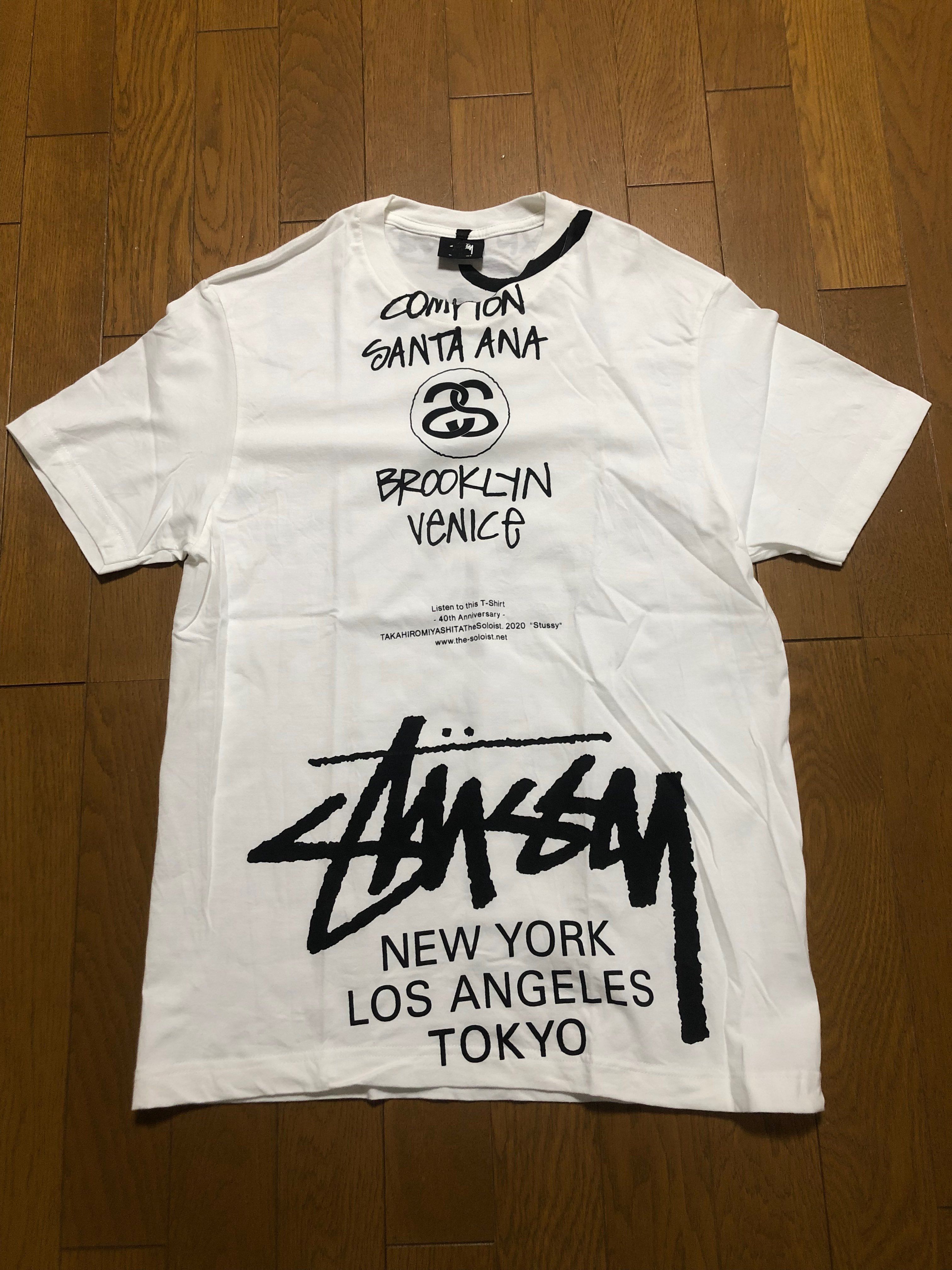 Stussy x Takahiro Miyashita The Soloist World Tour Collection T Shirt "White"