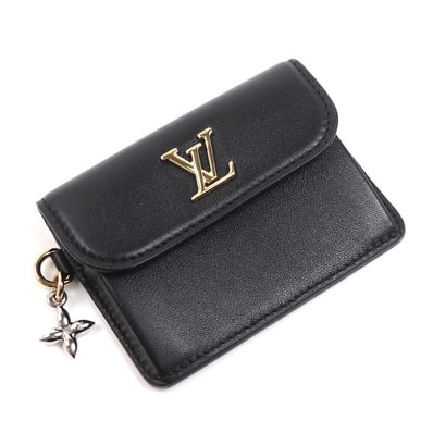 LOUIS VUITTON ルイ・ヴィトン ブルーム ポルト カルト・レクト ヴェルソ カードケース ブラック M14626 ICチップ レディース【中古】【美品】