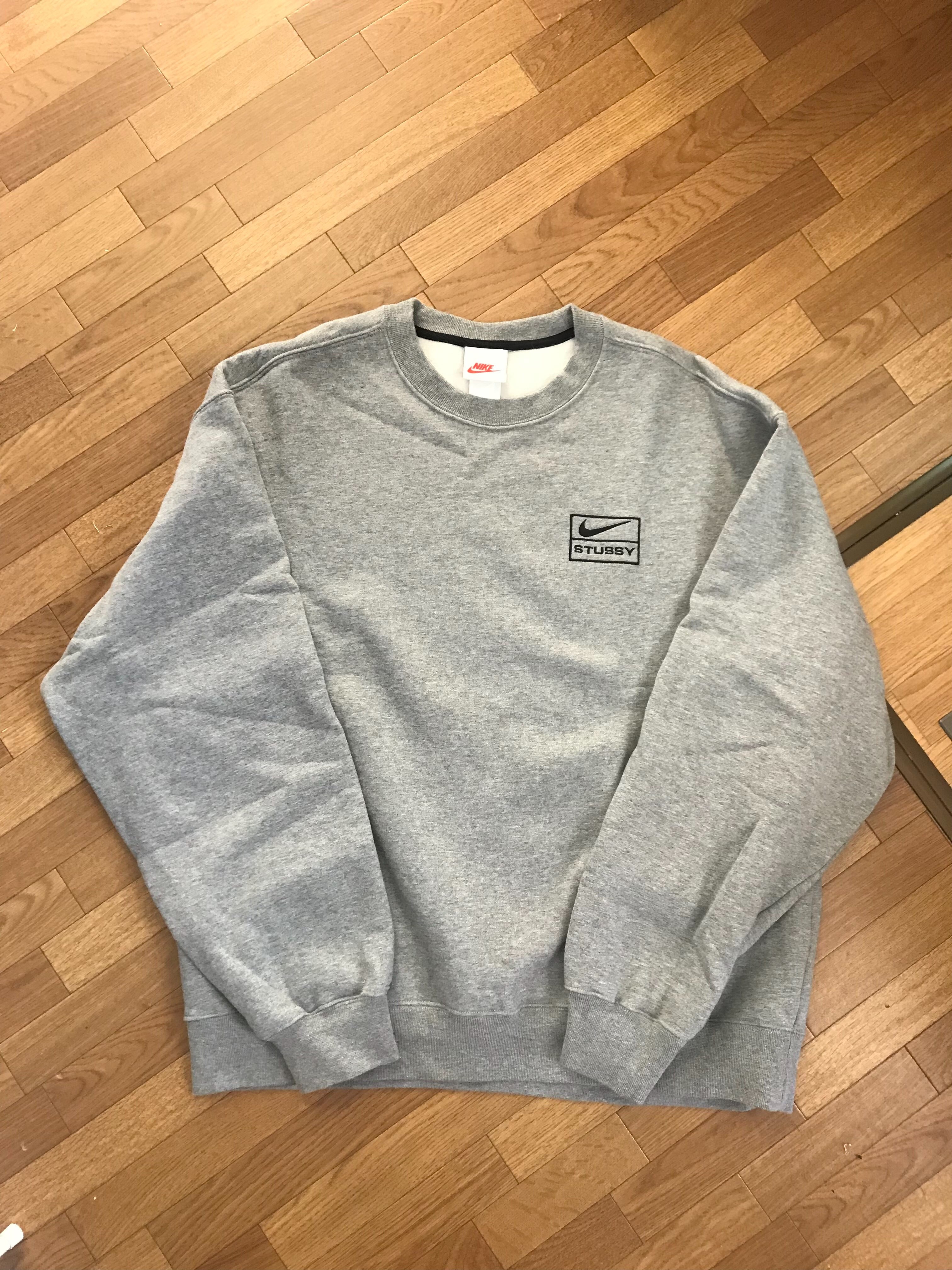 Nike x Stussy NRG BR Crew Fleece "Grey" 