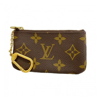 【6dd4962-k】ルイヴィトン コインケース モノグラム ポシェットクレ M62650 ブラウン【中古】レディース