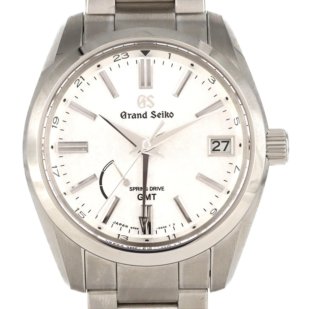 セイコー グランドセイコー・ヘリテージコレクション・スプリングドライブGMT 9R66-0BL0/SBGE279 SS 自動巻
