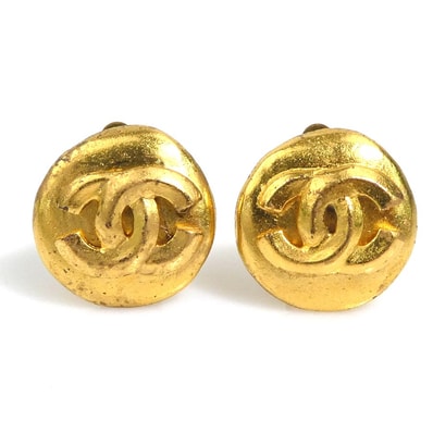 シャネル CHANEL イヤリング ココマーク メタル ゴールド レディース【中古】 e62058a