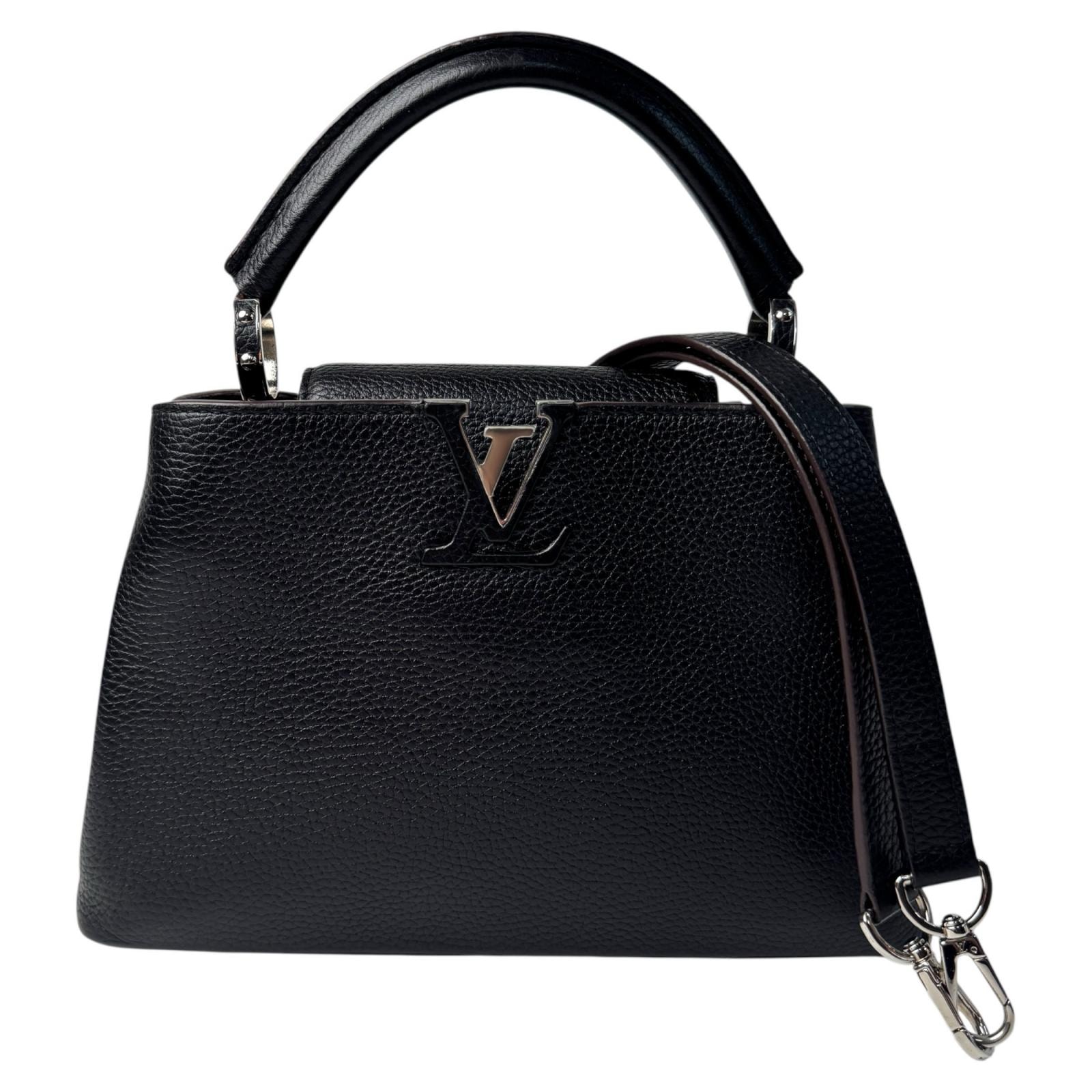 美品 ルイヴィトン LOUIS VUITTON カプシーヌBB M94586 AH2164 2way ショルダーバッグ ハンドバッグ 黒 ブラック 斜めがけ クロスボディ レディース