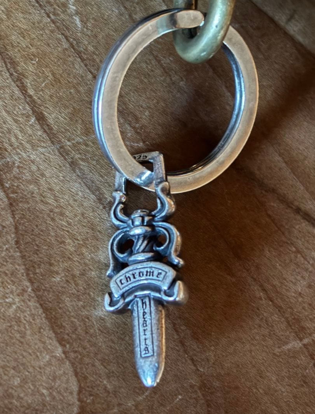 Chrome Hearts #5 Dagger Key Ring "Silver"