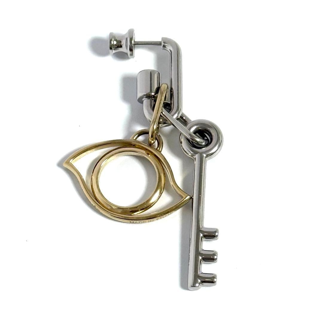 【片耳用・男女兼用・超希少】エルメス  キュリオジテ シングル ピアス チャーム