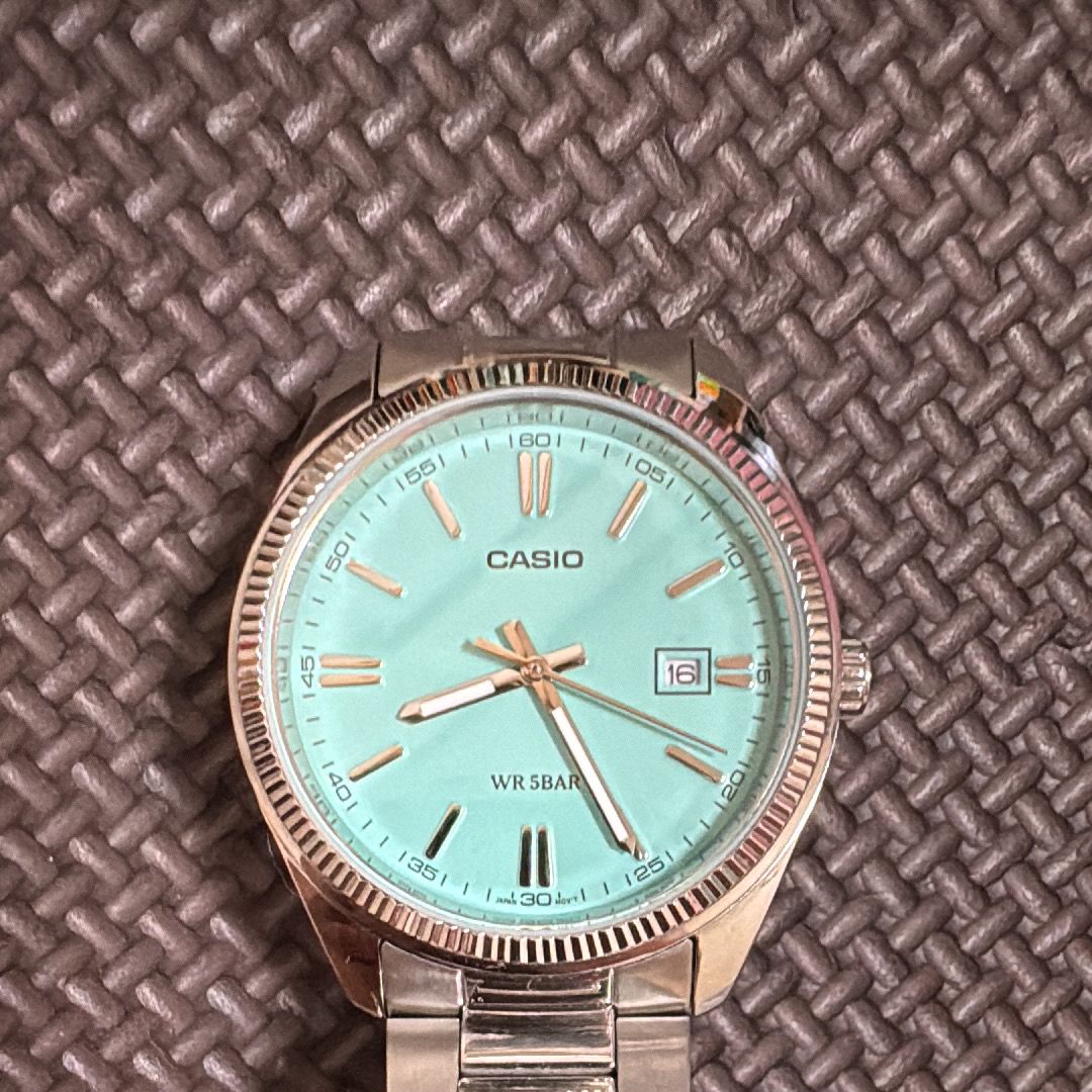 Casio Collection Standard "Turquoise Blue" MTP-1302D-2A2JF