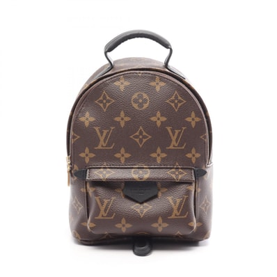 ルイ・ヴィトン LOUIS VUITTON パームスプリングス バックパック ミニ モノグラム リュックサック バックパック バッグ PVCコーティングキャンバス レザー モノグラム レディース ブラウン系 / ブラック系