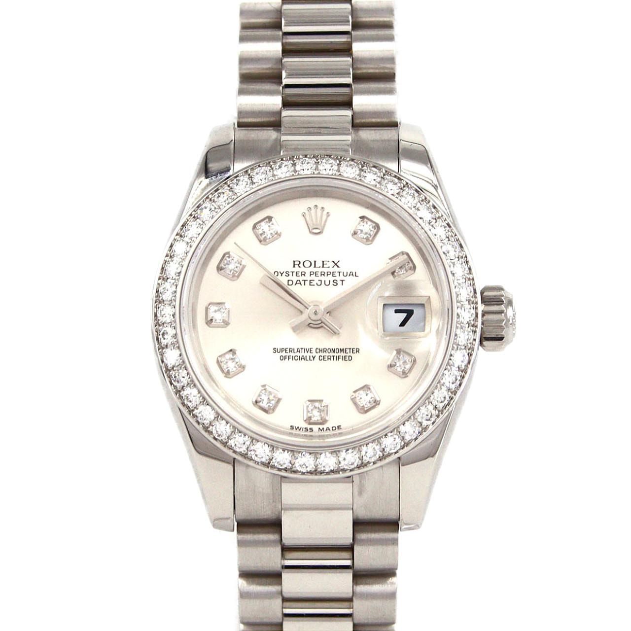 ロレックス デイトジャスト 179136G PT 自動巻 D番