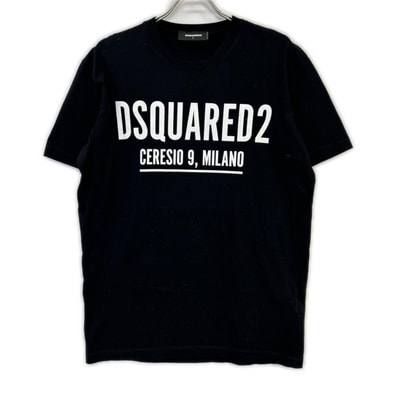 ディースクエアード S71GD1058 22年 ブラック Ceresio9 Cool T-Shirt Tシャツ L