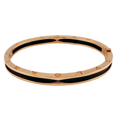 ブルガリ B-ZERO.1 ビーゼロワン バングル 18金 K18ピンクゴールド レディース BVLGARI 中古