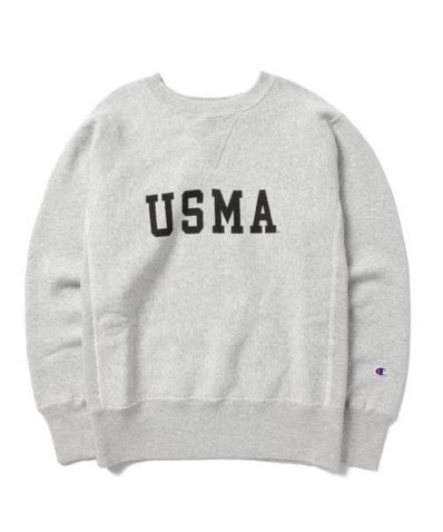 ❤️チャンピオン×ビームス❤️CHAMPION × BEAMS 別注 USMA リバースウィーブ クルーネック スウェットシャツ