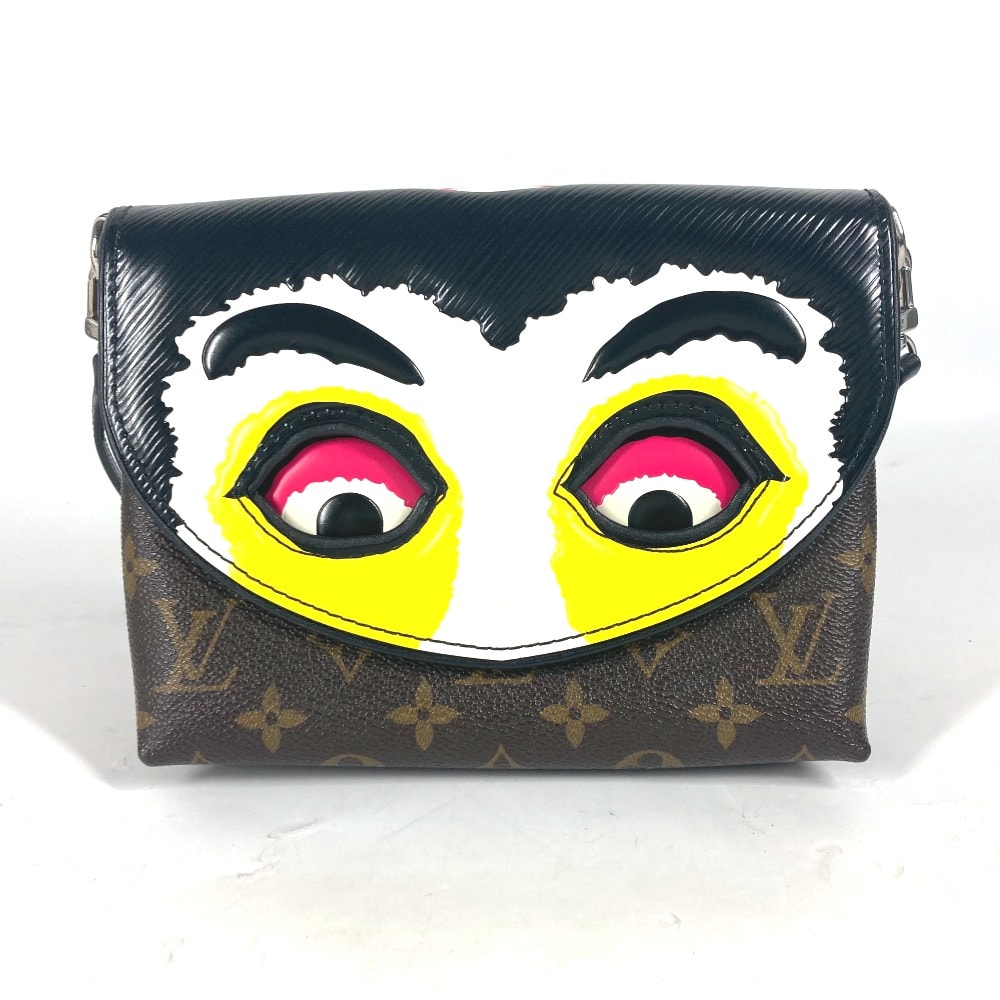 ルイヴィトン LOUIS VUITTON ポシェットカブキマスク M43532 エピ モノグラム 山本寛斎 2WAYバッグ カバン ポシェット 斜め掛け ショルダーバッグ モノグラムキャンバス ブラック