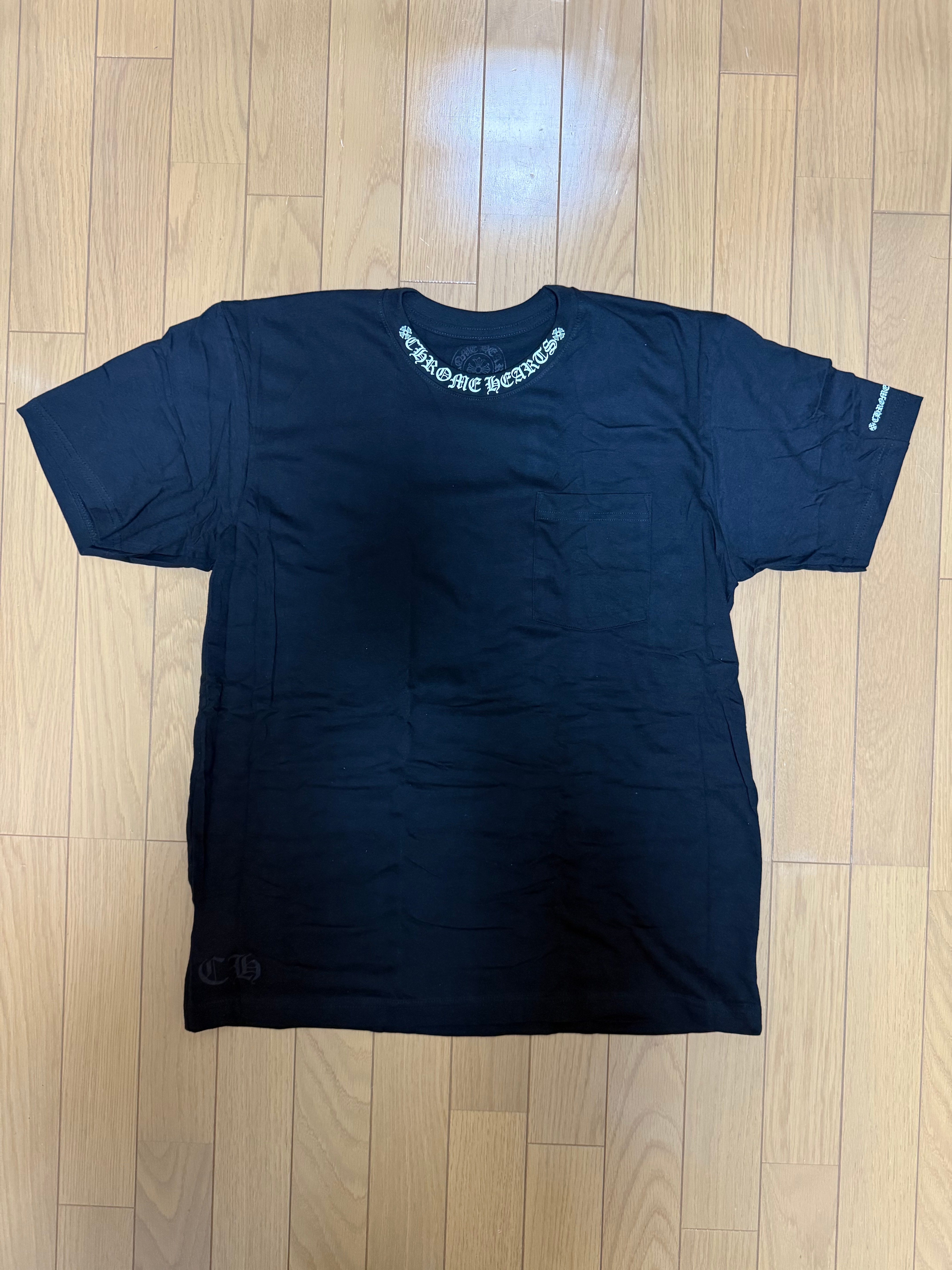 Chrome Hearts Neck Logo S/S T-Shirt "Black/White"