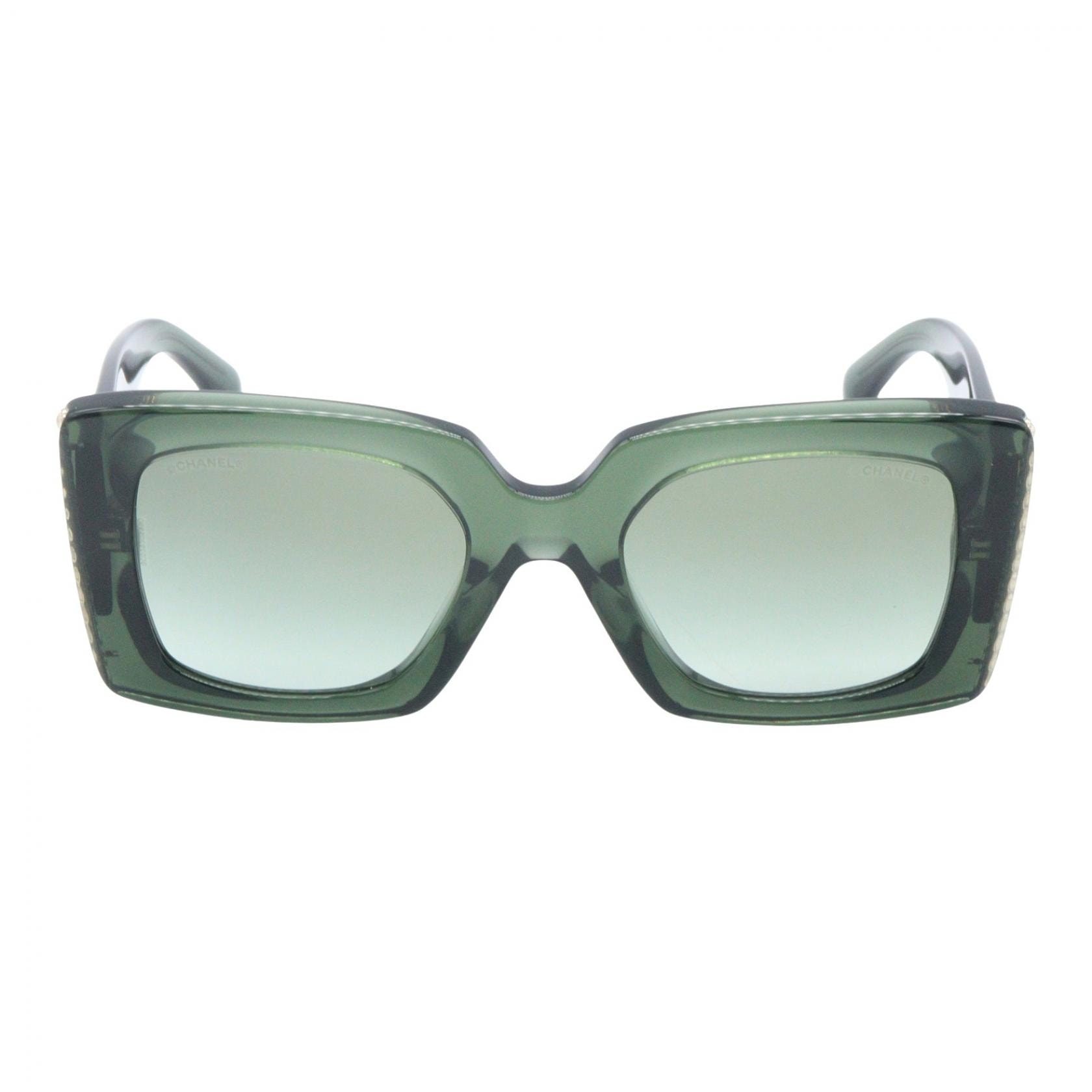 シャネル CHANEL サングラス サングラス 衣料品 アセテート レディース グリーン系 5480HA 1718/S3 【中古】
