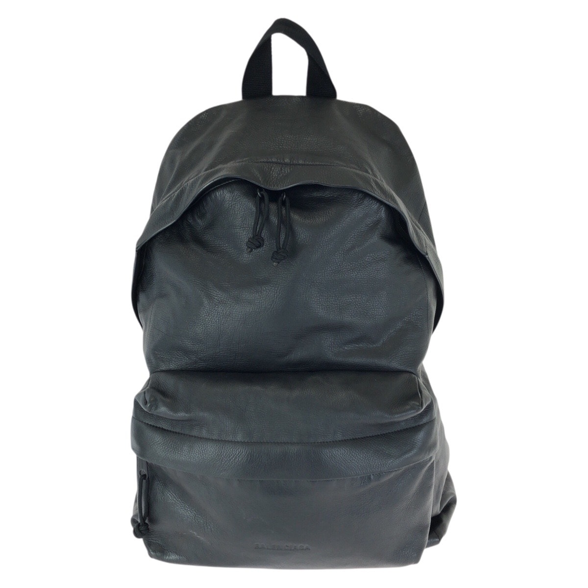 美品 BALENCIAGA バレンシアガ エクスプローラー ブラック 黒 レザー リュックサック バックパック 602536 【中古】