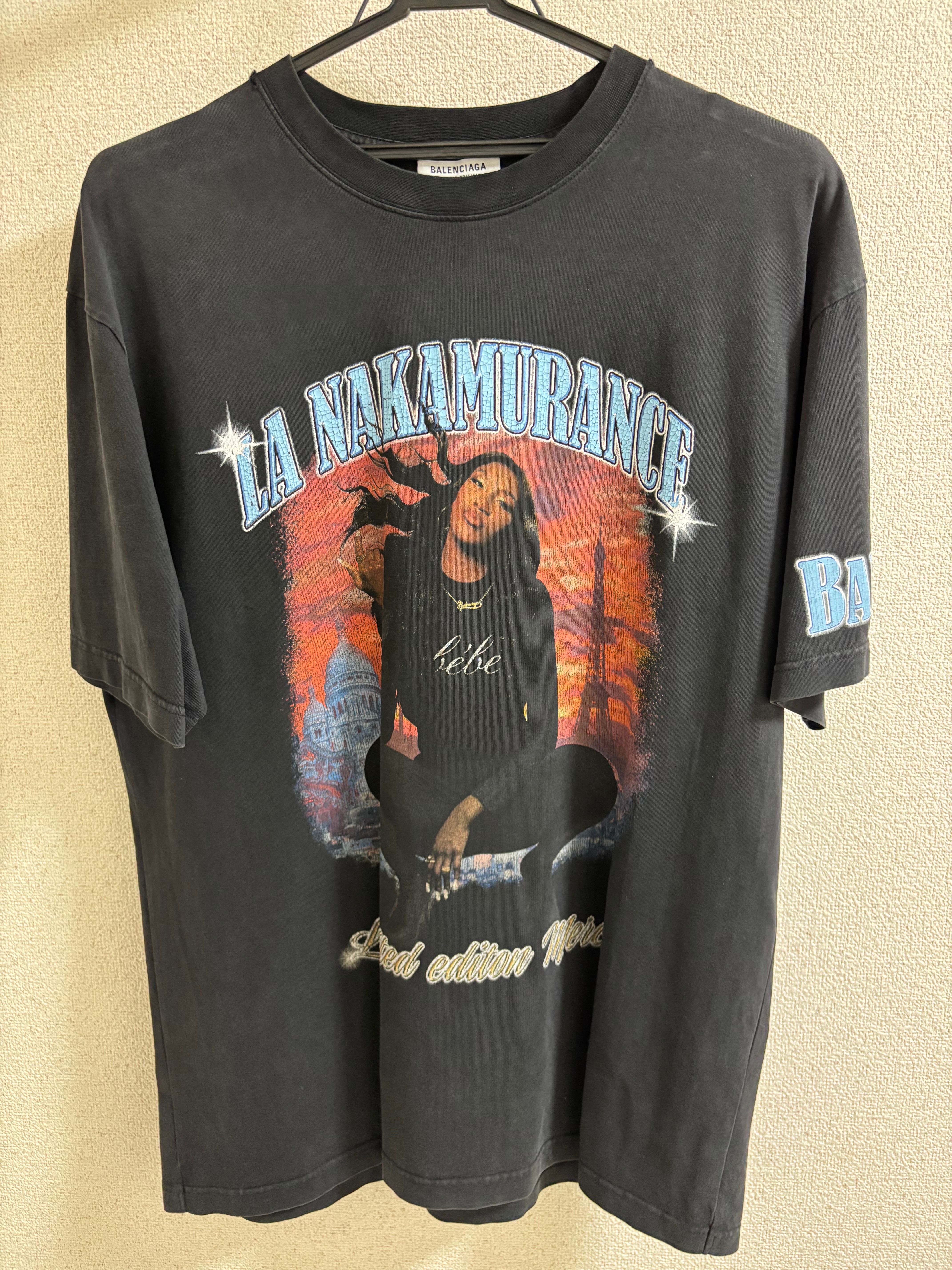 BALENCIAGA Music Aya Nakamura Merch Large-Fit T-Shirt "Black"