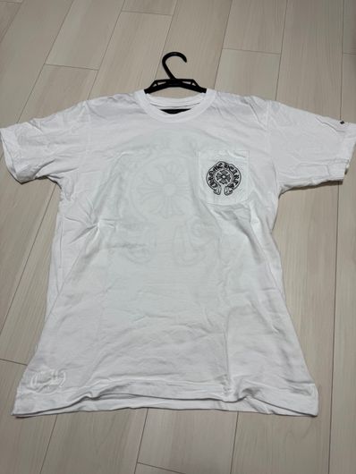 Chrome Hearts Horse Shoe Logo Pocket T-Shirt "White"