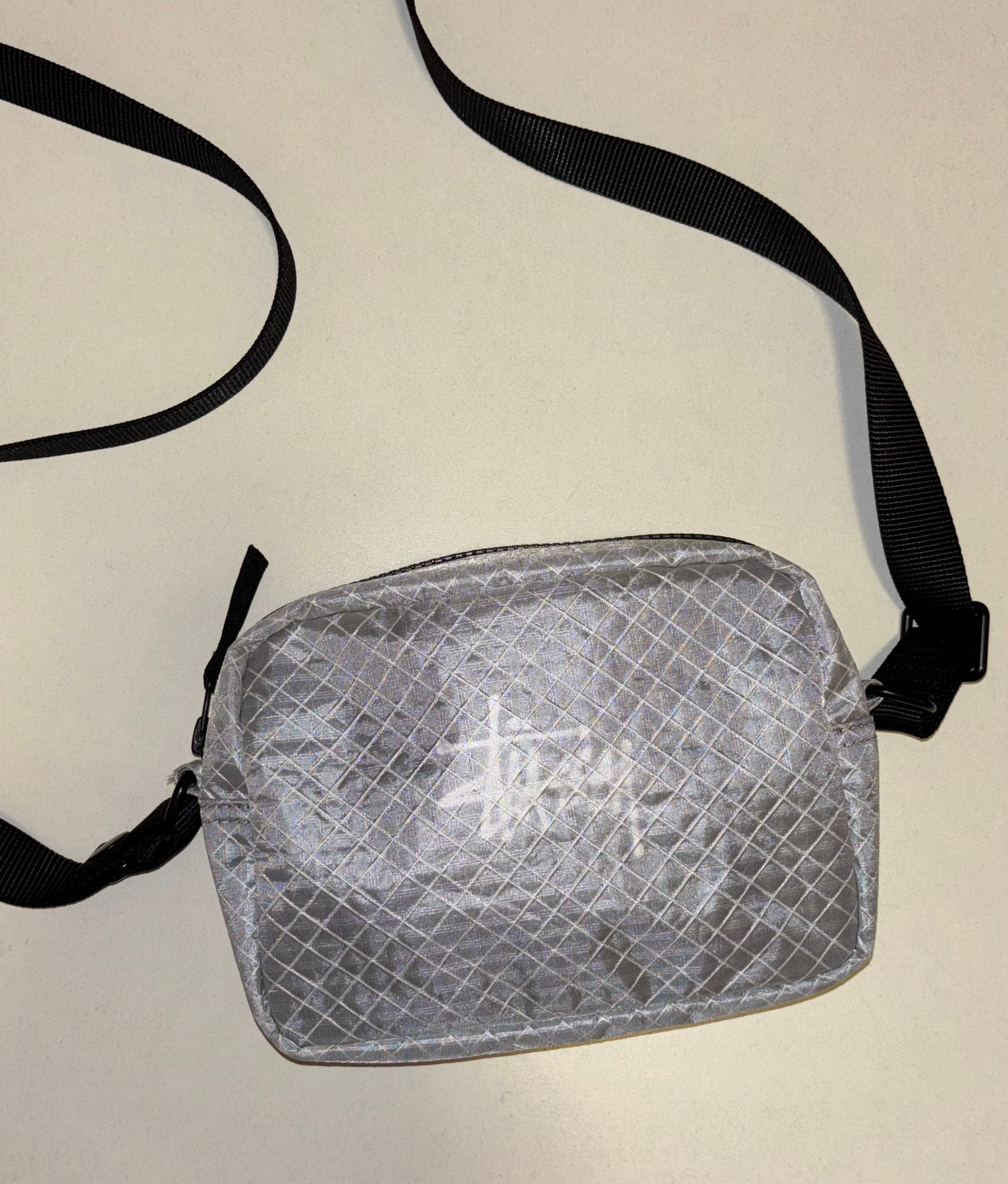 Stussy Ripstop Overlay Side Pouch "Black"