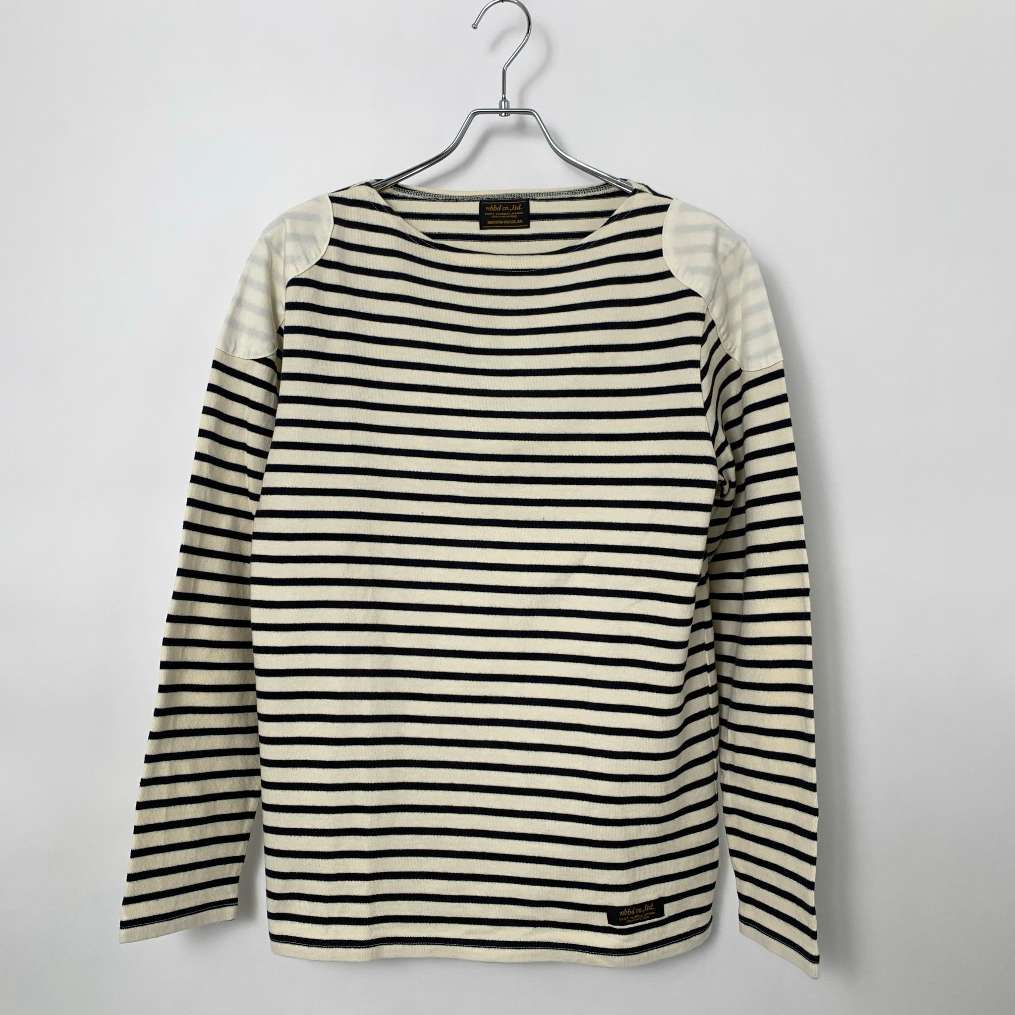 NEIGHBORHOOD Marine Border long sleeve cut and sew