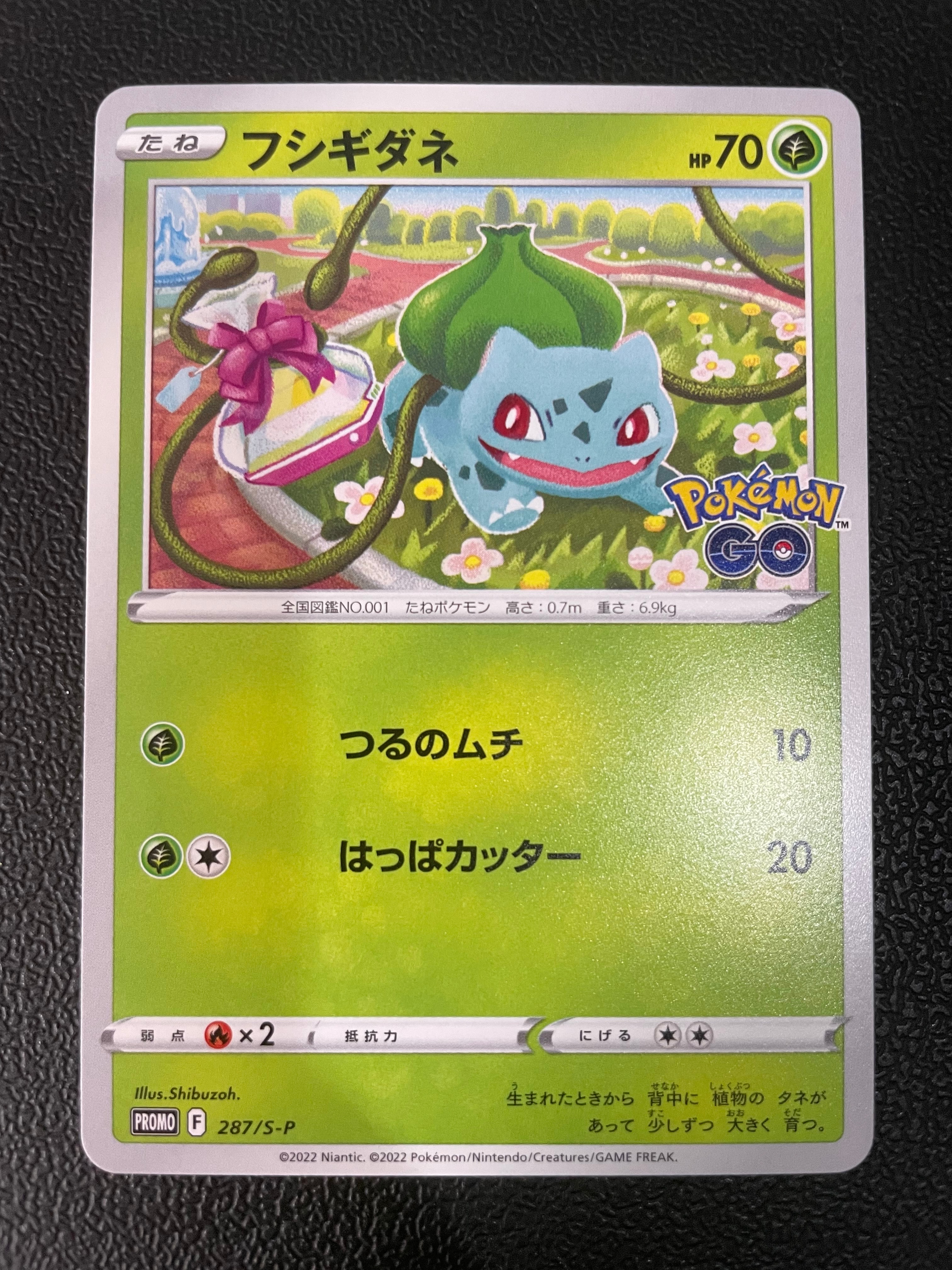 フシギダネ P [S-P 287](プロモーションカード「ポケモン GO ギフトキャンペーン」)
