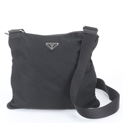■美品 プラダ テスート ナイロントライアングルロゴショルダーバッグ