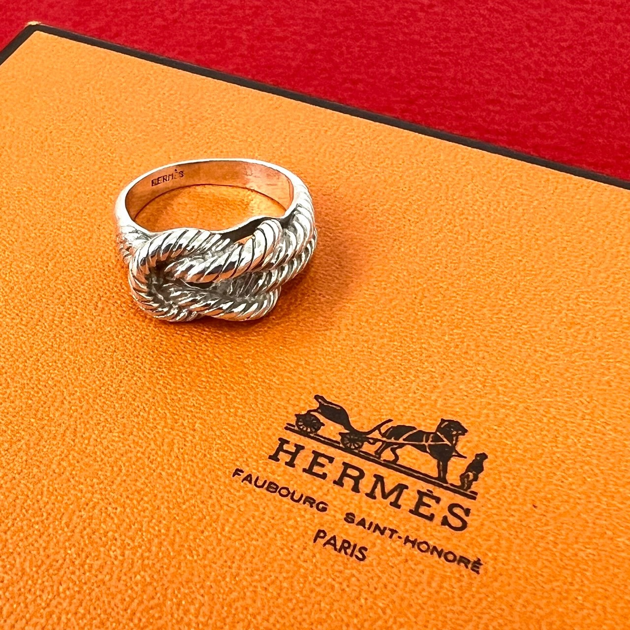 HERMES エルメス オーディエンヌ リング シルバー925 リング・指輪 11号 シルバー
47336