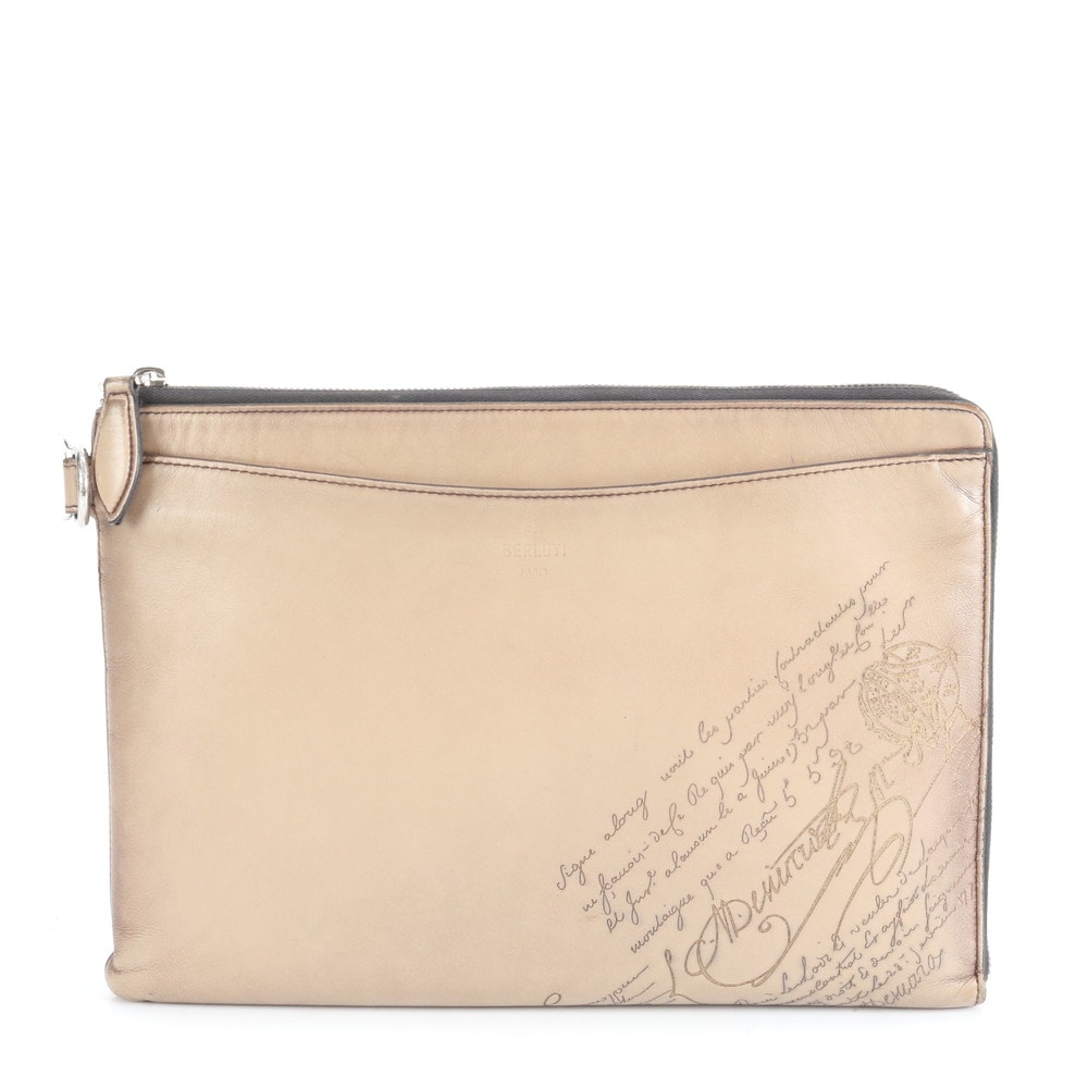 ■極美品 ベルルッティニノ GM カリグラフィ スクリットセカンドバッグ