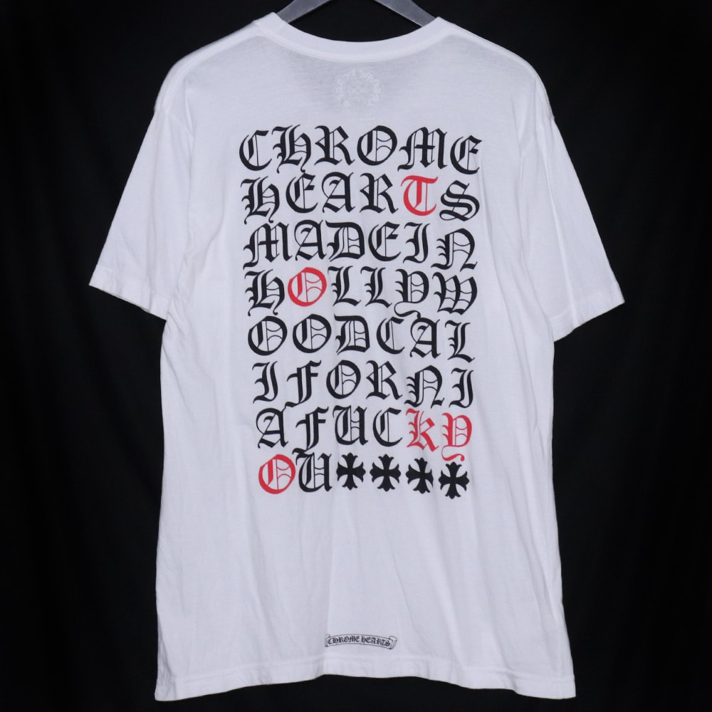 CHROME HEARTS MADE IN HOLLYWOOD ヴァーティカルロゴTシャツ