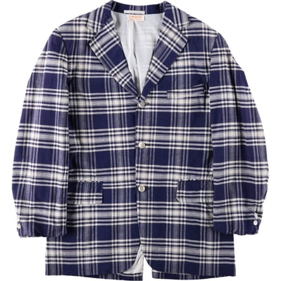 古着 ブルックスブラザーズ Brooks Brothers UNIVERSITY SHOP チェック柄 テーラードジャケット メンズL相当/eaa665563