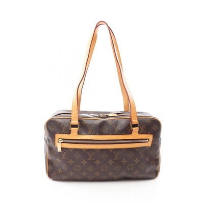 ルイ・ヴィトン LOUIS VUITTON シテGM モノグラム ショルダーバッグ バッグ PVCコーティングキャンバス レザー レディース ブラウン系 M51181 【中古】