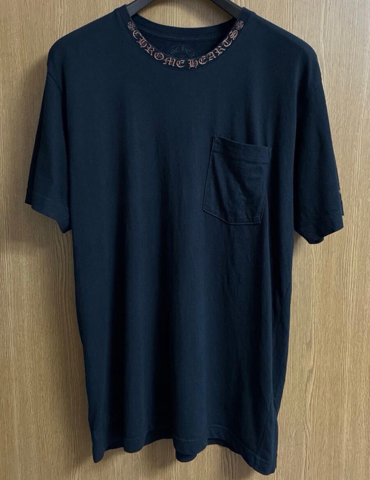 Chrome Hearts Neck Logo S/S T-Shirt "Black/Brwon"