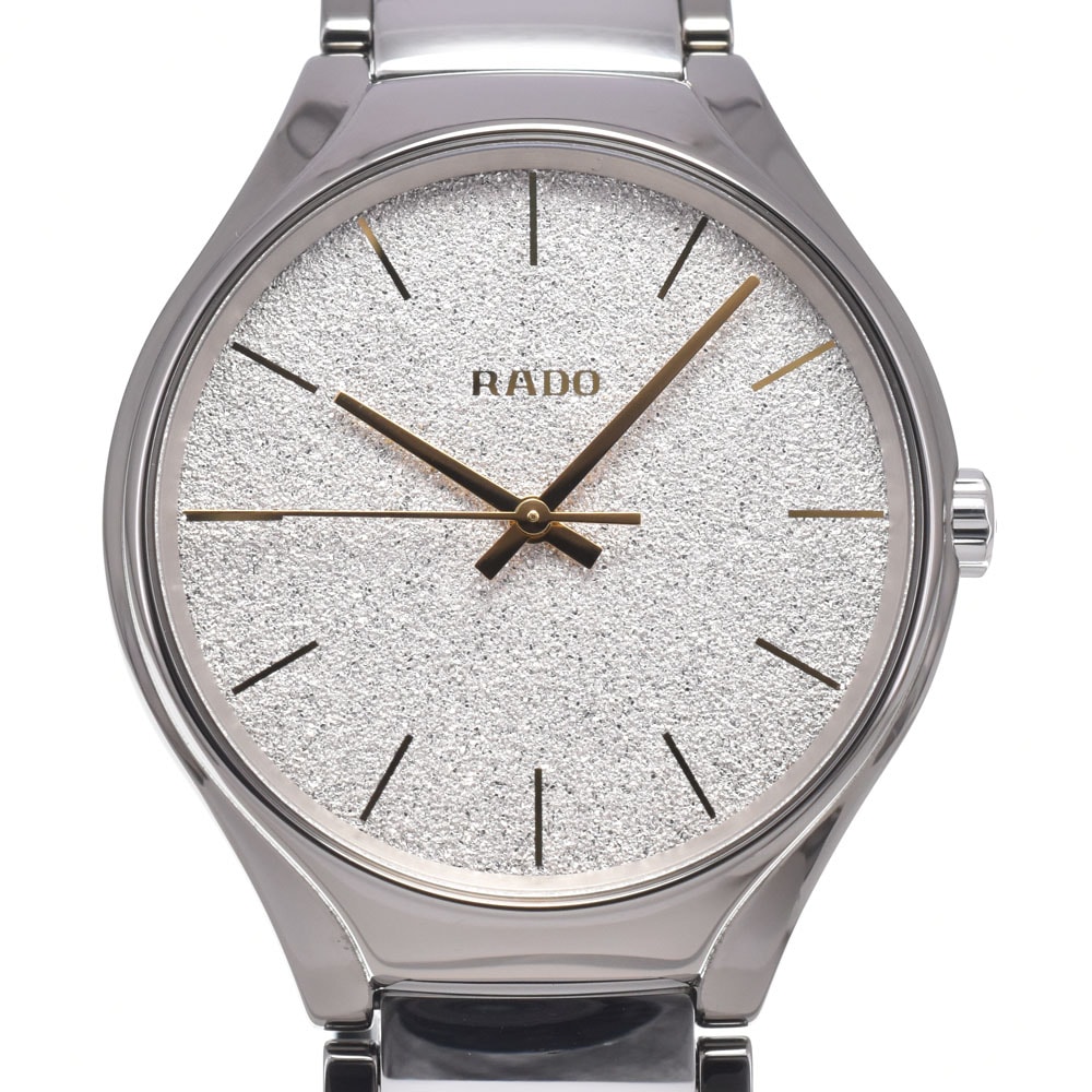 ラドー RADO 763.0057.3.009 トゥルー ブレーズ サミュエル・アモイア 世界1001本限定 シルバー 自動巻き メンズ 美品 腕時計 J#150083