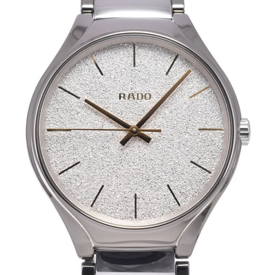 ラドー RADO 763.0057.3.009 トゥルー ブレーズ サミュエル・アモイア 世界1001本限定 シルバー 自動巻き メンズ 美品 腕時計 J#150083