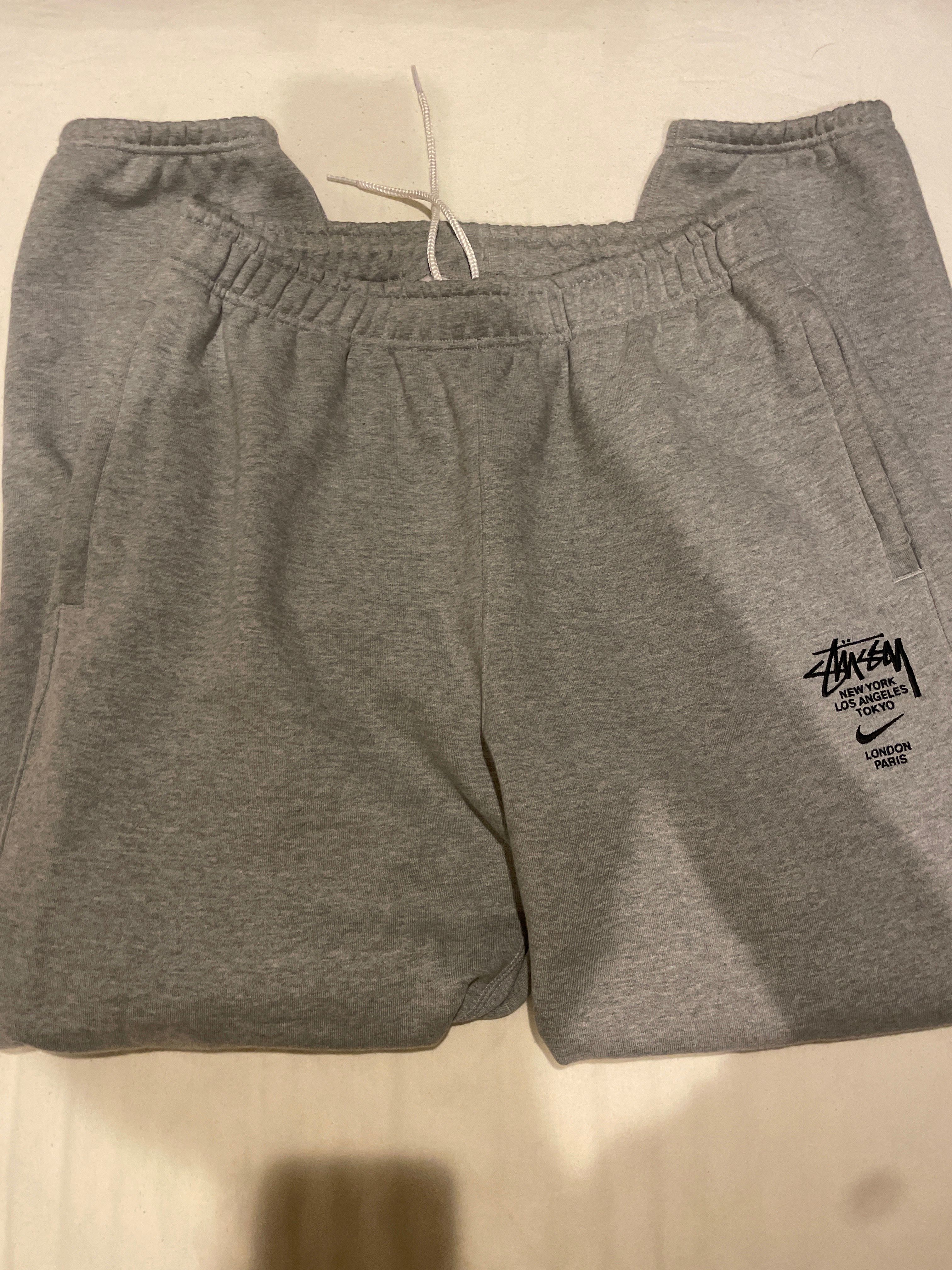 Nike x Stussy International Sweatpants (US Size) "Grey" DC4227-050
