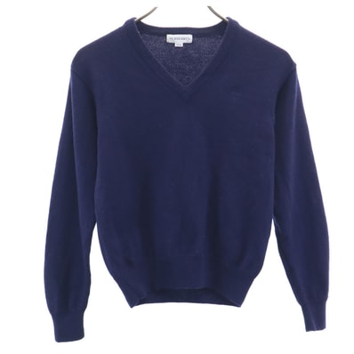 Burberrys バーバリーズ 90s オールド 長袖 Vネック セーター 150 ネイビー ニット