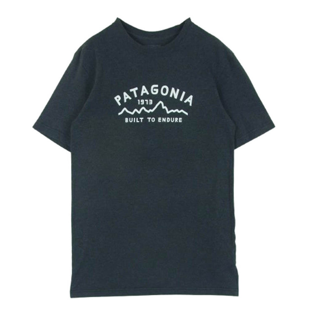 patagonia パタゴニア 半袖Tシャツ 39043 ロゴ 半袖 Tシャツ コットン ポリエステル メキシコ製 グレー系 XS【中古】